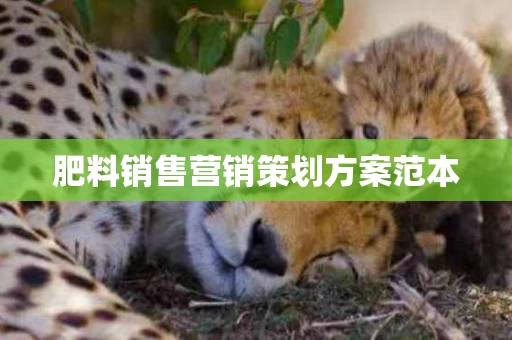肥料销售营销策划方案范本
