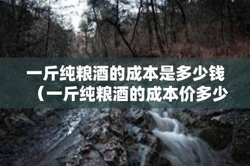 一斤纯粮酒的成本是多少钱（一斤纯粮酒的成本价多少）
