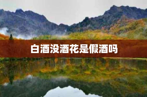 白酒没酒花是假酒吗