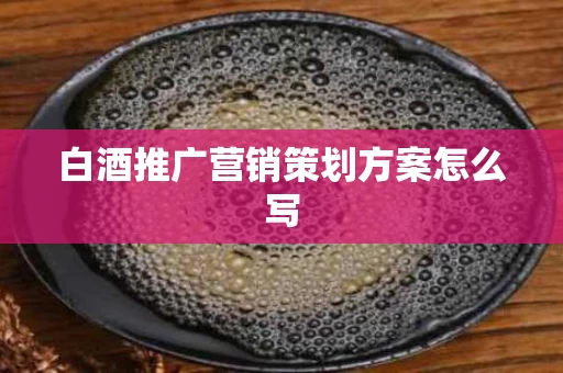 白酒推广营销策划方案怎么写