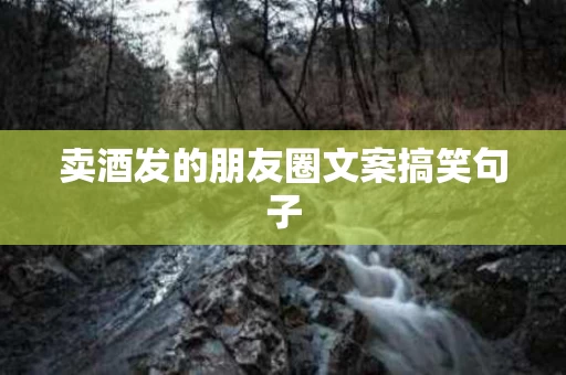 卖酒发的朋友圈文案搞笑句子