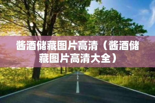 酱酒储藏图片高清（酱酒储藏图片高清大全）