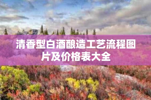 清香型白酒酿造工艺流程图片及价格表大全