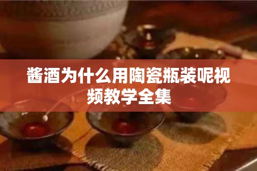 酱酒为什么用陶瓷瓶装呢视频教学全集