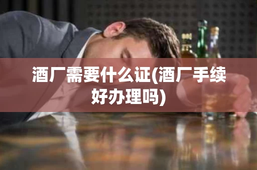 酒厂需要什么证(酒厂手续好办理吗)