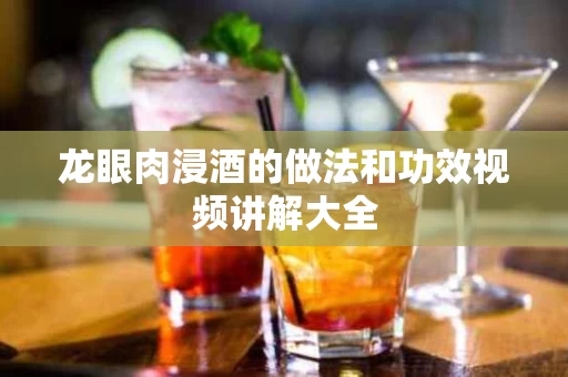 龙眼肉浸酒的做法和功效视频讲解大全