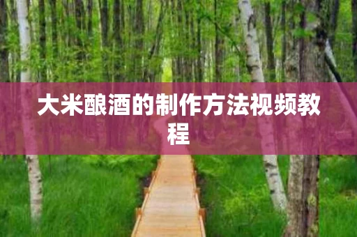 大米酿酒的制作方法视频教程 大米酿酒的制作方法视频教程
