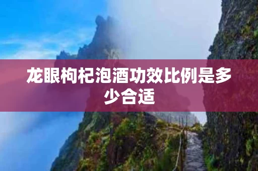 龙眼枸杞泡酒功效比例是多少合适