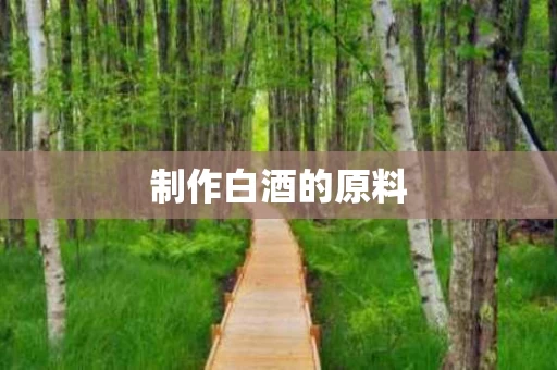 制作白酒的原料