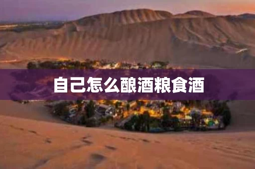 自己怎么酿酒粮食酒