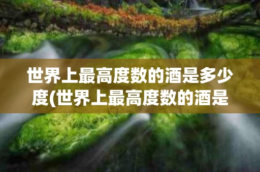 世界上最高度数的酒是多少度(世界上最高度数的酒是多少度呢)