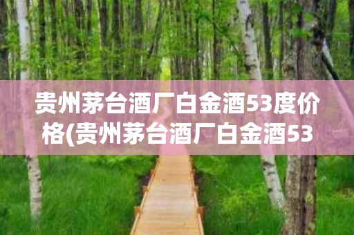 贵州茅台酒厂白金酒53度价格(贵州茅台酒厂白金酒53度价格多少)