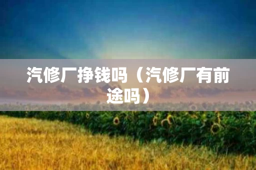 汽修厂挣钱吗（汽修厂有前途吗）