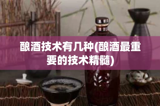 酿酒技术有几种(酿酒最重要的技术精髓)