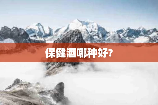 保健酒哪种好?