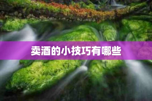 卖酒的小技巧有哪些