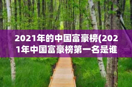 2021年的中国富豪榜(2021年中国富豪榜第一名是谁)