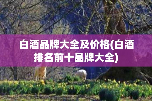 白酒品牌大全及价格(白酒排名前十品牌大全)