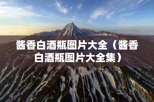 酱香白酒瓶图片大全（酱香白酒瓶图片大全集）
