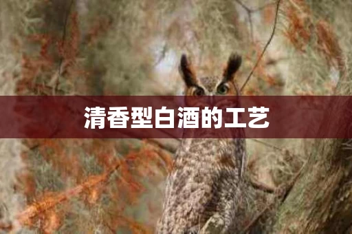 清香型白酒的工艺
