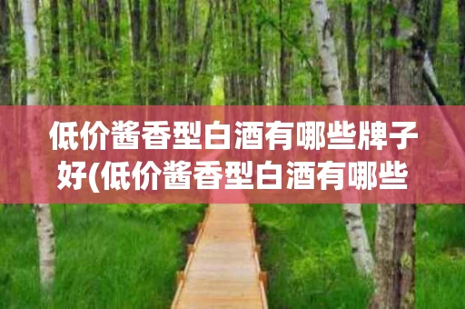 低价酱香型白酒有哪些牌子好(低价酱香型白酒有哪些牌子好喝)