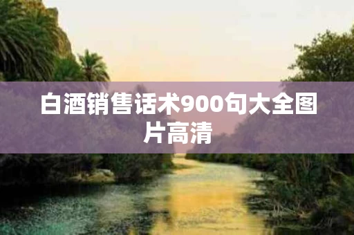 白酒销售话术900句大全图片高清