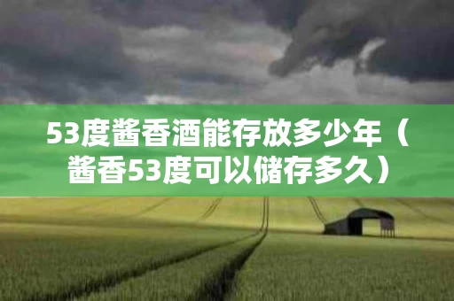 53度酱香酒能存放多少年（酱香53度可以储存多久）