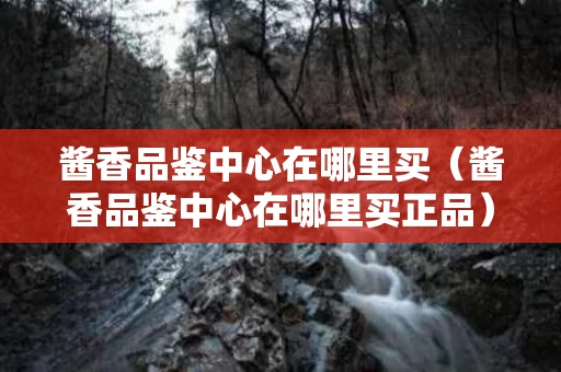 酱香品鉴中心在哪里买（酱香品鉴中心在哪里买正品）