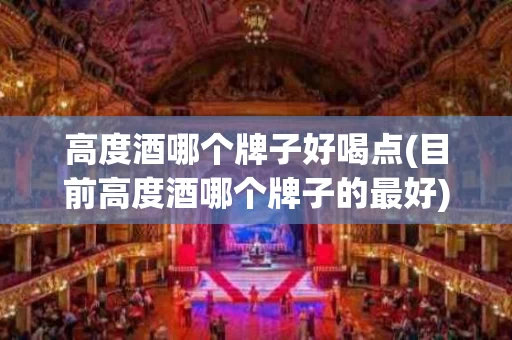 高度酒哪个牌子好喝点(目前高度酒哪个牌子的最好)