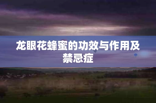 龙眼花蜂蜜的功效与作用及禁忌症