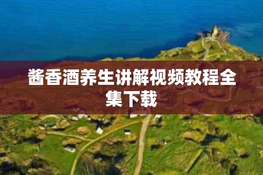 酱香酒养生讲解视频教程全集下载