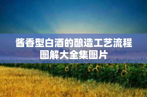 酱香型白酒的酿造工艺流程图解大全集图片