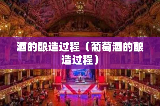 酒的酿造过程（葡萄酒的酿造过程）