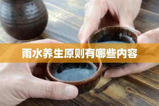 雨水养生原则有哪些内容