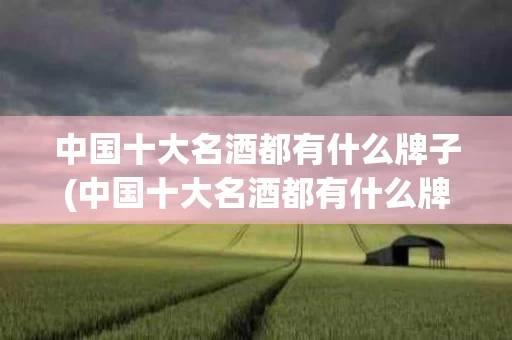 中国十大名酒都有什么牌子(中国十大名酒都有什么牌子图片)