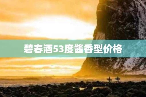 碧春酒53度酱香型价格