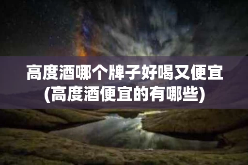 高度酒哪个牌子好喝又便宜(高度酒便宜的有哪些)