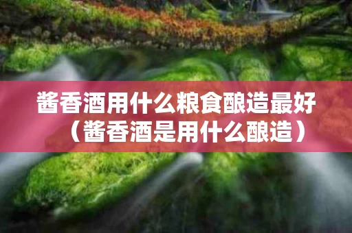 酱香酒用什么粮食酿造最好（酱香酒是用什么酿造）