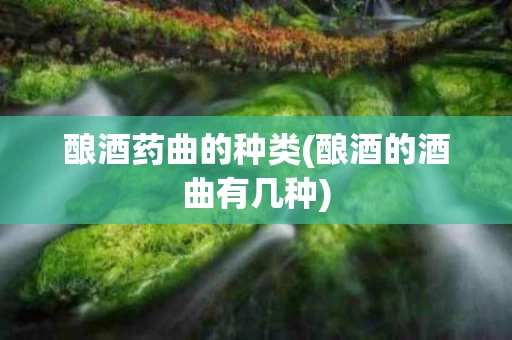 酿酒药曲的种类(酿酒的酒曲有几种)