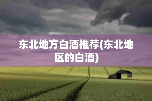 东北地方白酒推荐(东北地区的白酒)