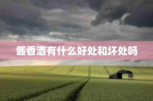 酱香酒有什么好处和坏处吗