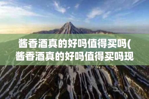 酱香酒真的好吗值得买吗(酱香酒真的好吗值得买吗现在)