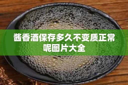 酱香酒保存多久不变质正常呢图片大全