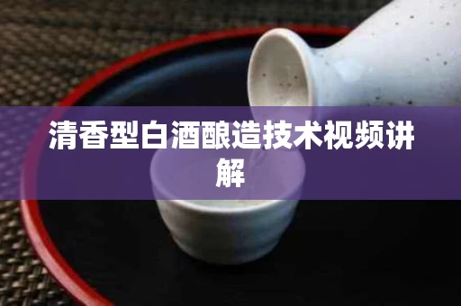 清香型白酒酿造技术视频讲解