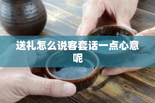 送礼怎么说客套话一点心意呢
