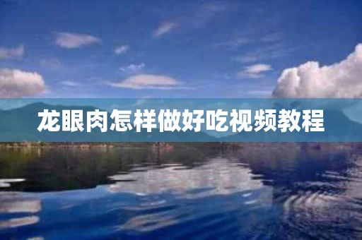 龙眼肉怎样做好吃视频教程
