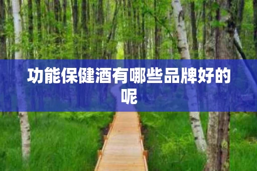 功能保健酒有哪些品牌好的呢