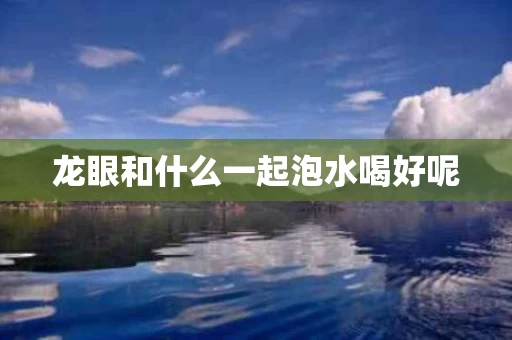 龙眼和什么一起泡水喝好呢
