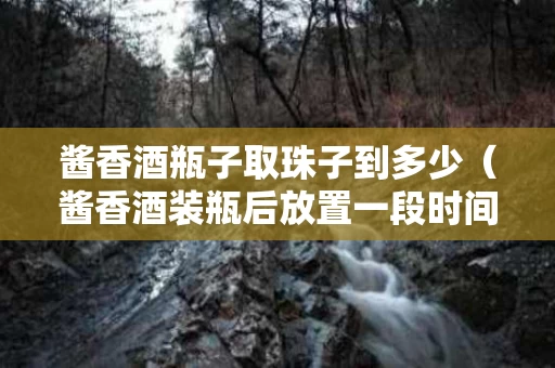 酱香酒瓶子取珠子到多少（酱香酒装瓶后放置一段时间,会不会口感更好?）