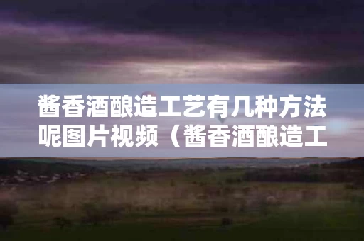 酱香酒酿造工艺有几种方法呢图片视频（酱香酒酿造工艺流程图）
